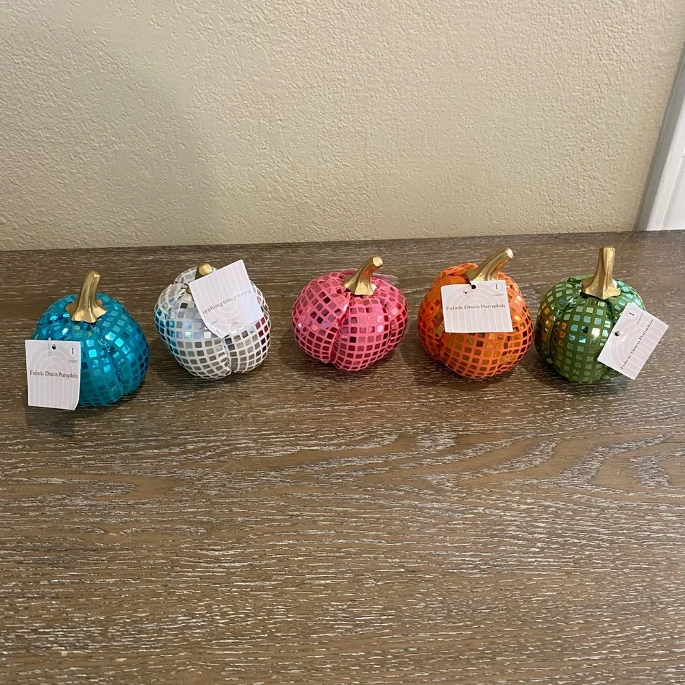 🎃 - Target Bullseye’s Playground - Halloween Disco Ball Pumpkins - Set of 5